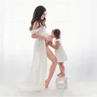Сексуальные Платья для беременных для фотосессии шифоновое платье для беременных реквизит для фотосъемки Платья-макси для беременных женщин одежда D30