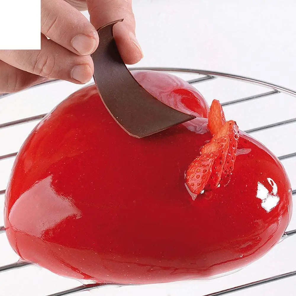 

New Silicone Mousse Love Cake Molds 1/6 Cavity Bakeware Set Mousse Moulds Valentine's Day Chocolate DIY Pastry Baking Tools