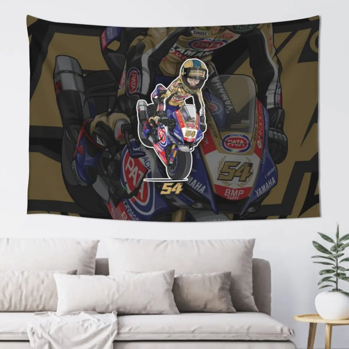 TOPRAK RAZGATLIOGLU Гобелен Художественная роспись Kawaii Декор комнаты спальни