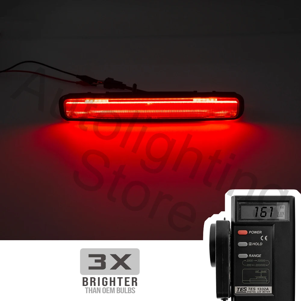 1x для 2005-2009 Ford Mustang Smoke/RED Lens светодиодный третья Тормозная задняя стоп-сигнала