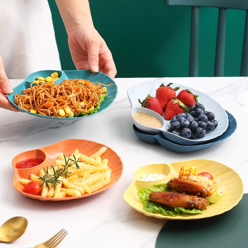 Кухонная тарелка для завтрака картошки фри с приправой