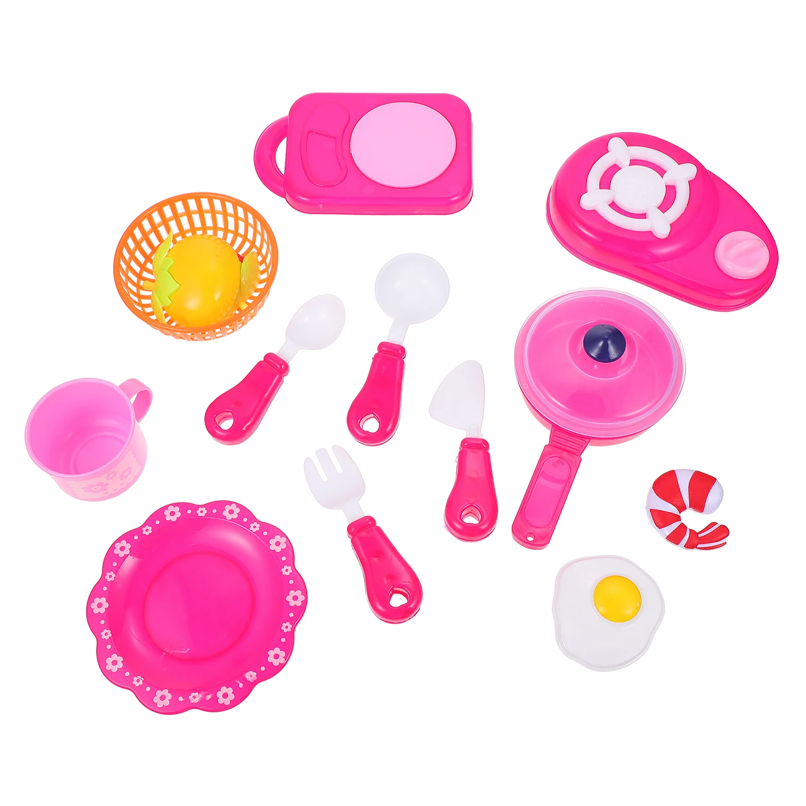 

1 Set Realistic Tea Set Toy Simulation Tea Ware Set Kids Play House Toy