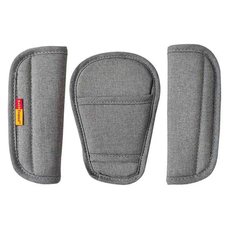 

Stroller Shoulder Pads Three Piece Cushion For Stroller Replacement Parts Pad Covers Car Seats Accessories For Boy And Girl