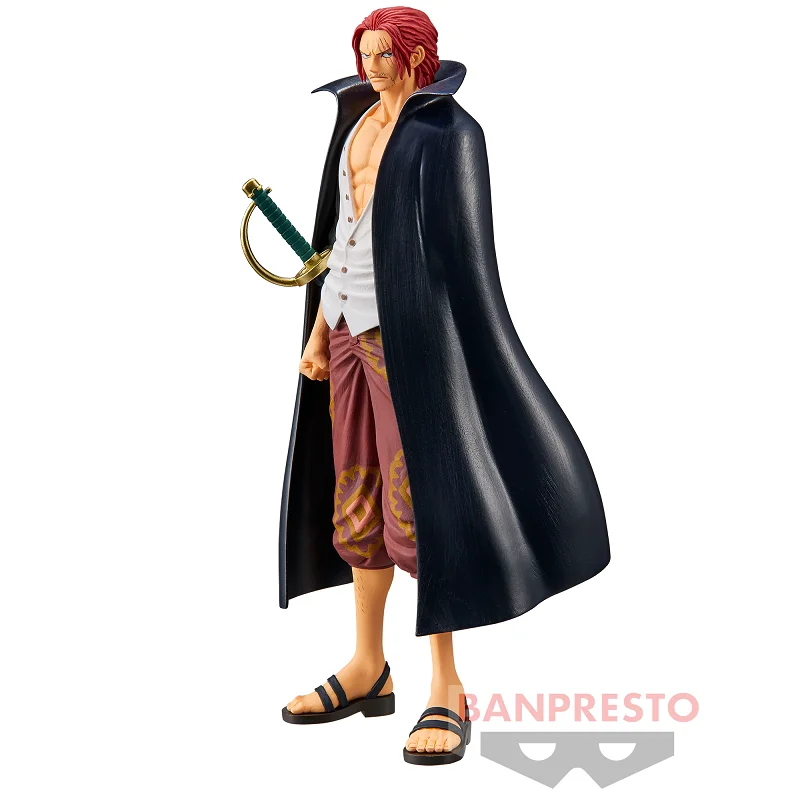 Bandai Original Banpresto Аниме One Piece Film RED DXF The Grandline Men Shanks ПВХ Фигурка Коллекционная модель