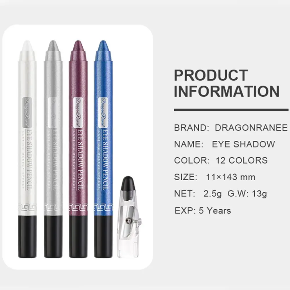 Новинка блестящие перламутровые тени для век ручка мерцающие Карандаш гладкая