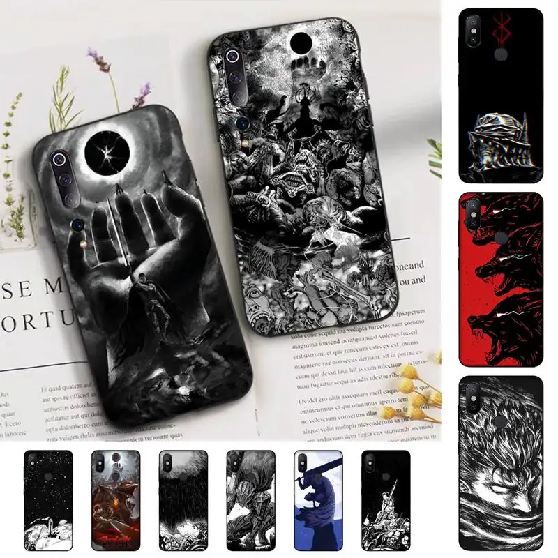 

Hot Anime Berserker Phone Case for Xiaomi mi 5 6 8 9 10 lite pro SE Mix 2s 3 F1 Max2 3