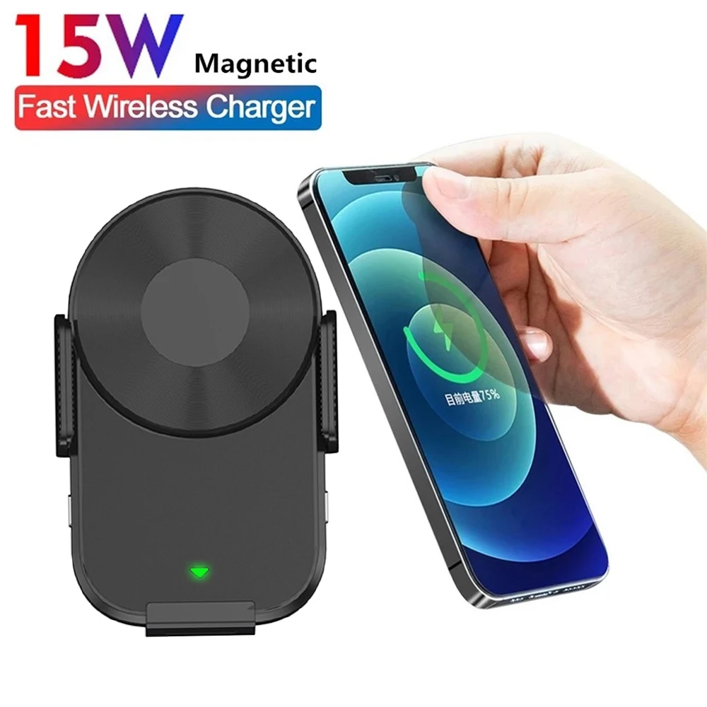 Автомобильное беспроводное зарядное устройство Magsafe подставка для смартфона с