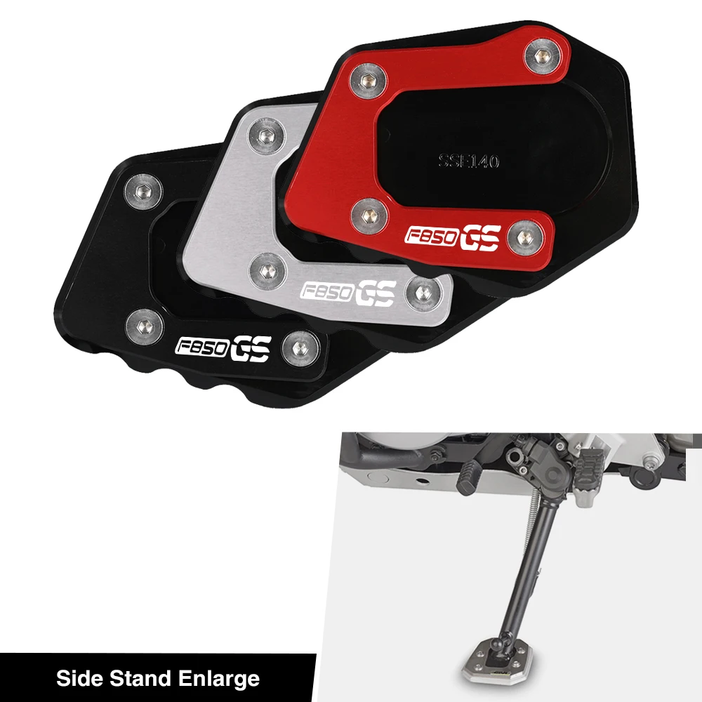 

2021 Motorcycle Kickstand For BMW F850GS/ADV 2018 2019 2020 2021 Motorcycle Side Stand Enlarge extension Parts f850gs F850GSADV