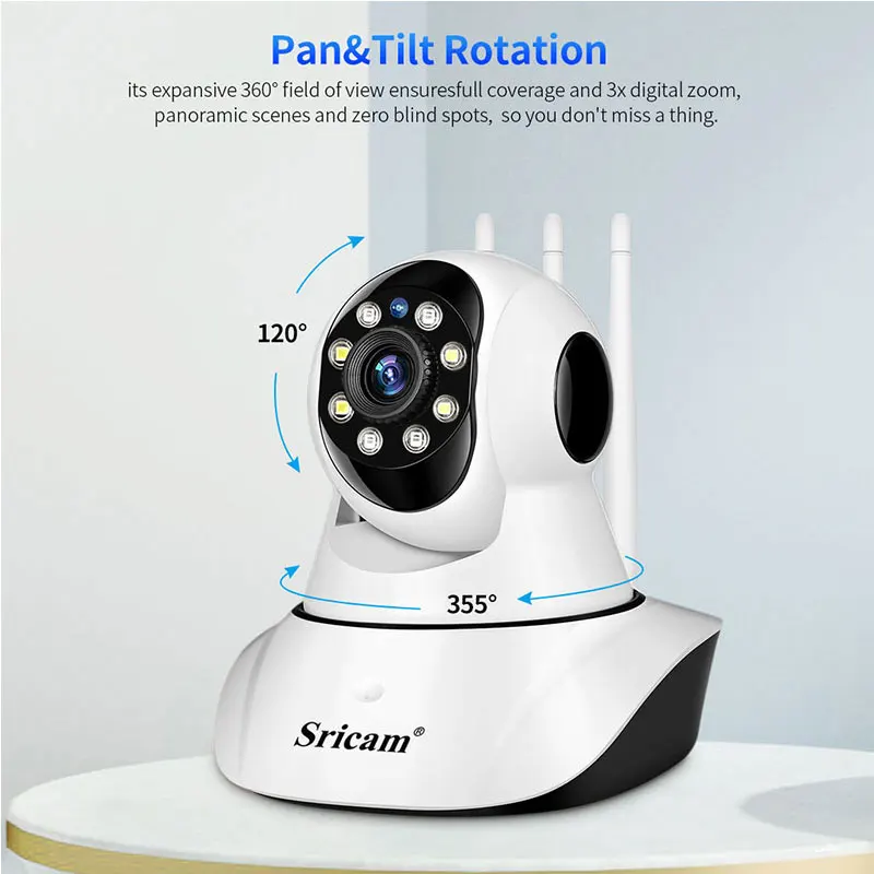 

IP-камера видеонаблюдения HD, 1080P, Wi-Fi, с датчиком движения