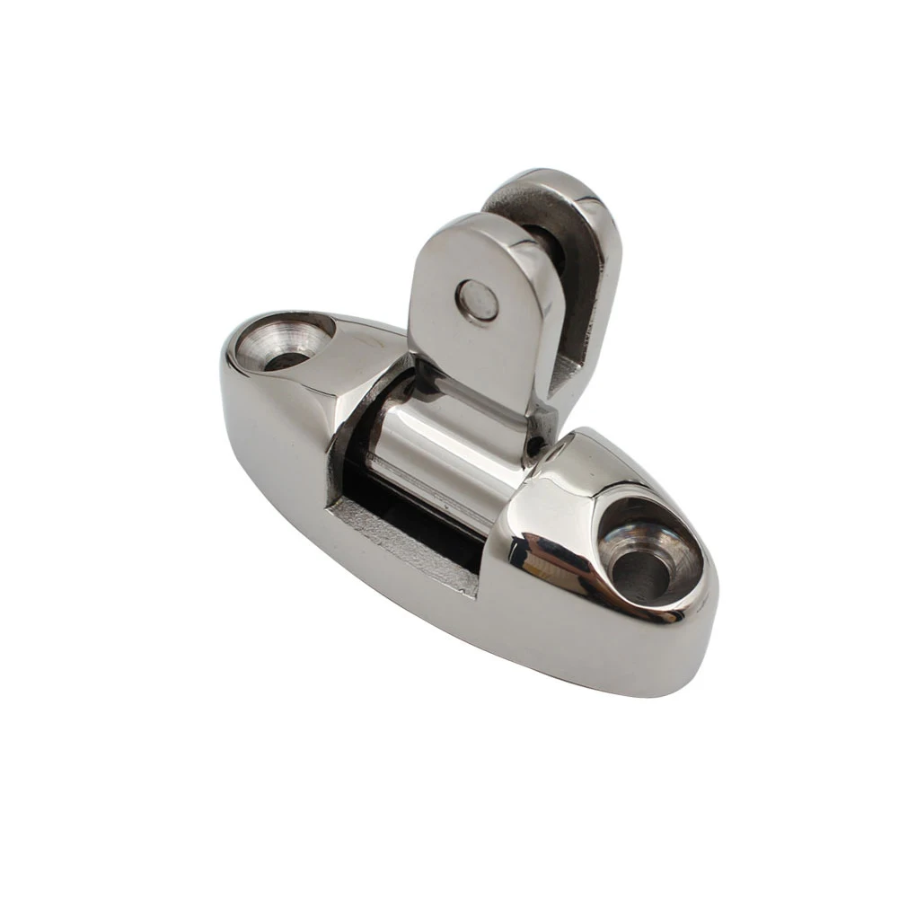 

New 70mm Silver Marine Grade AISI Stainless Steel 316 Boat Bimini Top Fitting Swivel Deck Hinge Fasterness Anti-wear/corrosion