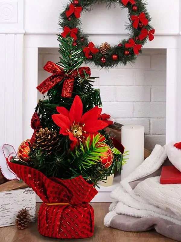 

Miniature Christmas Tree Ornaments Tiny Christmas Tree Ornaments Tabletop Artificial Christmas Tree For Christmas Decorations