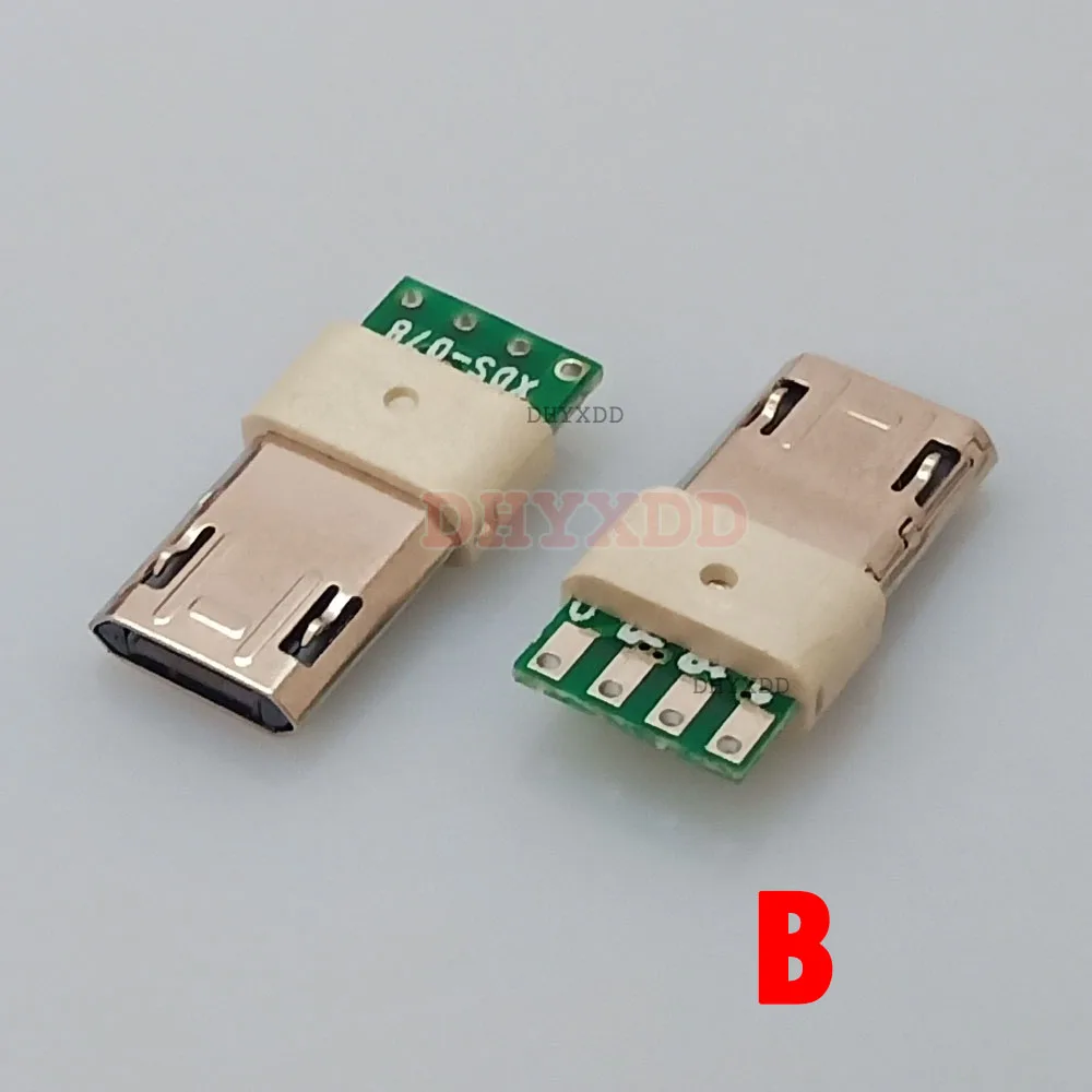 

5-50 шт., двухсторонний разъем Micro USB 5Pin