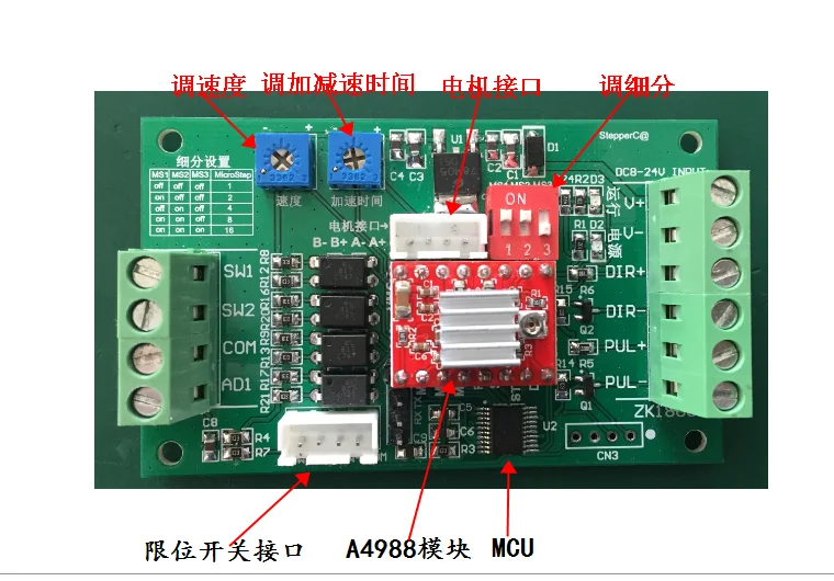 

Zmc-y100 Stepper Motor Controller + Stepper Motor of Integrated Driver