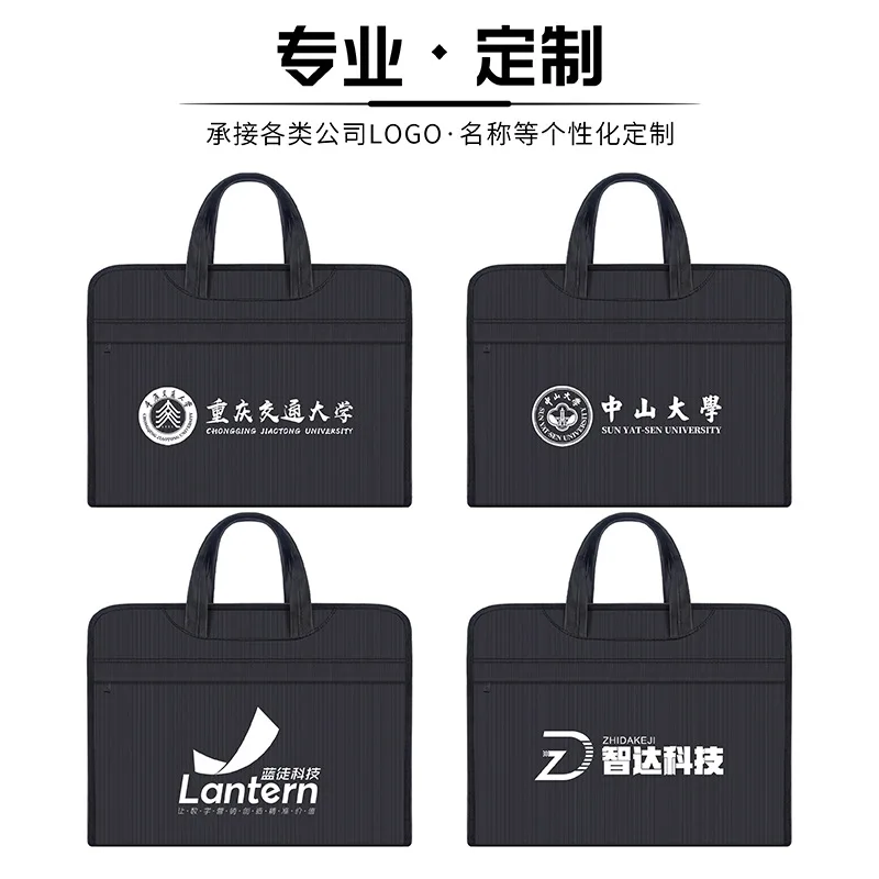 Двухслойная офисная портативная папка для документов большой емкости материал A4