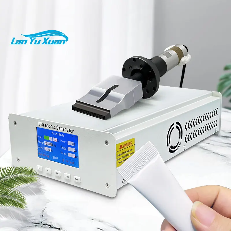 

Cream Cosmetic And Toothpaste Tube Tube Tail Sealer Plastic Ultrasonic Welding System Sealing Machine
