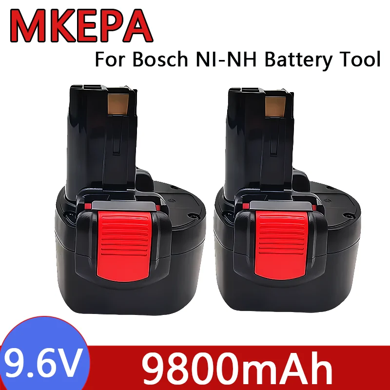 Аккумуляторная батарея 9 6 В 4800/6800/9800 мАч для Bosch Ni-MH
