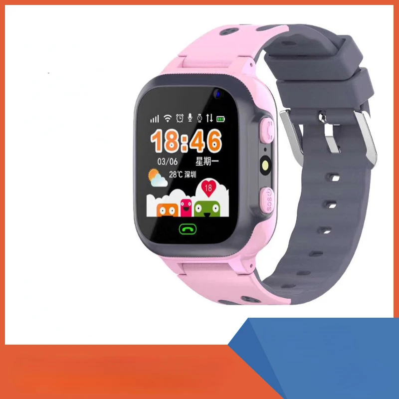 Kids Smart Watch 2022 New SOS Smartwatch For Children Sim Card LBS Location Photo Waterproof Gift For Boys and Girls IOS Android