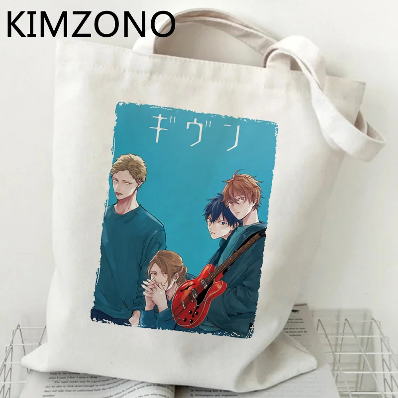 

Сумка для покупок Yaoi, сумка-тоут, многоразовая складная сумка, сумка для покупок ecobag