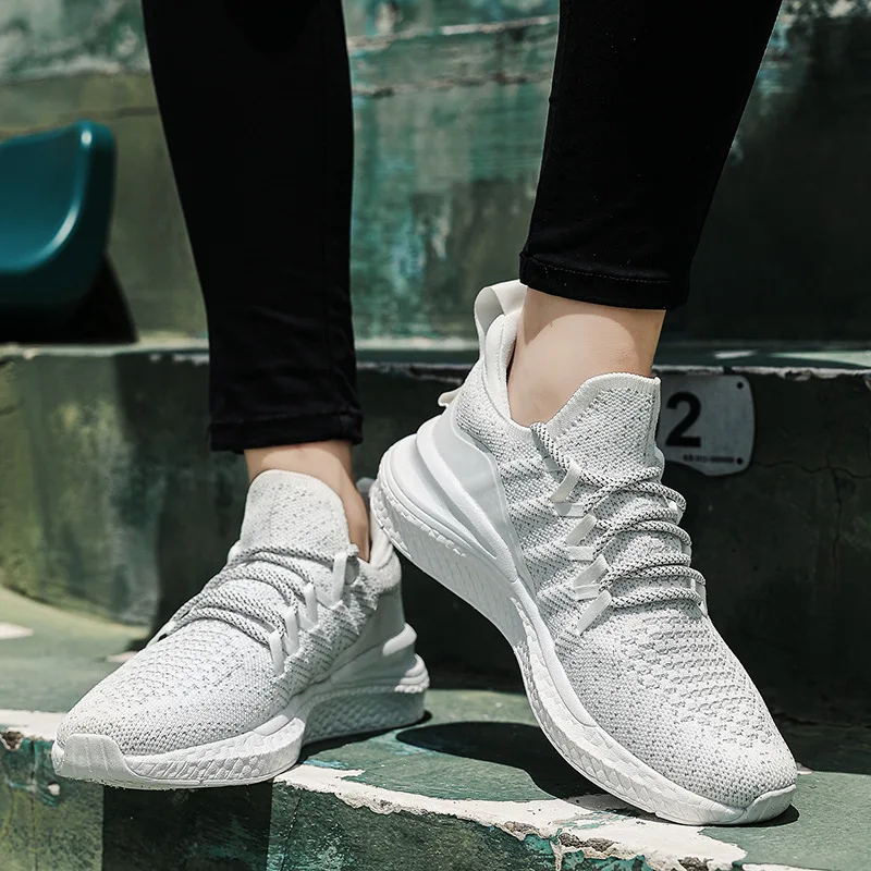 2022 Newest Xiaomi Mijia Sports Shoes 4 Lightweight Ventilate Elastic Knitting Shoes Breathable Refreshing City Running Sneaker