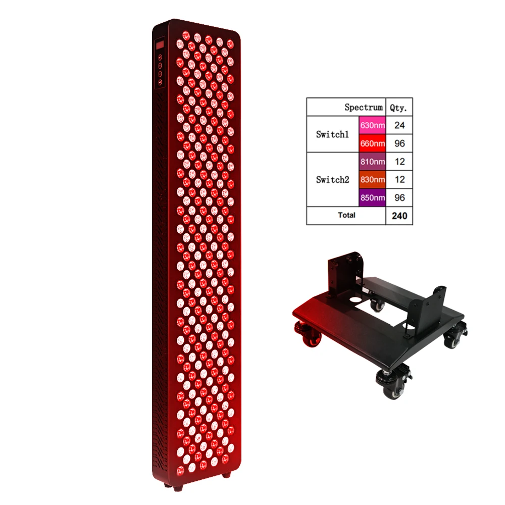 

Full body 300W 1000w 1500W photon infrared 630nm 660nm 810nm 830nm 850nm pdt led red light therapy panel