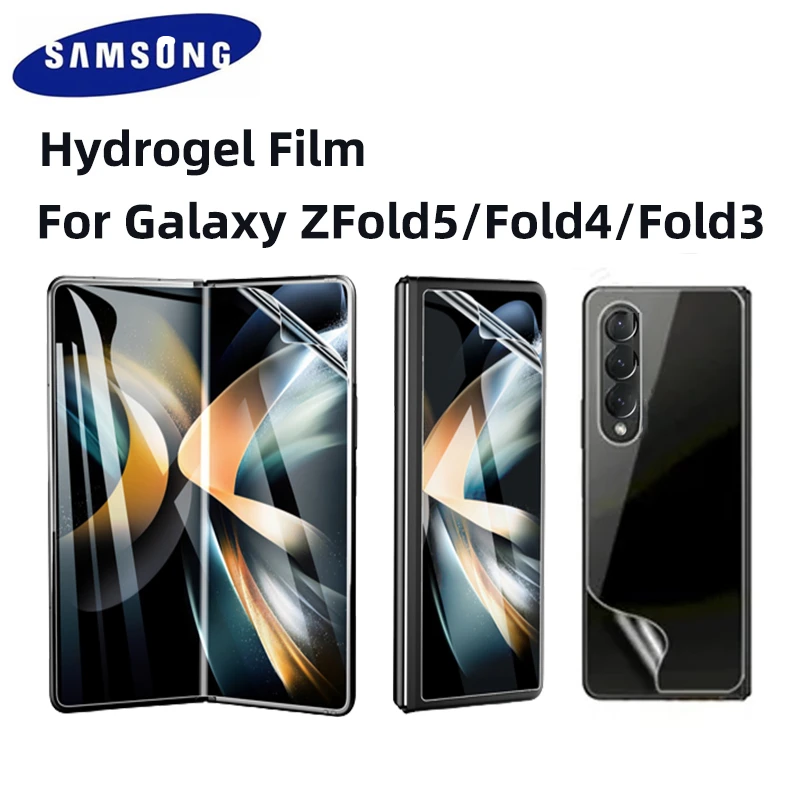 

Защитная пленка для Samsung Galaxy Z Fold 5 Z Fold 4 Fold 3 5G Передняя Задняя Гидрогелевая пленка для Z Fold3 4 5 Защитная пленка для экрана