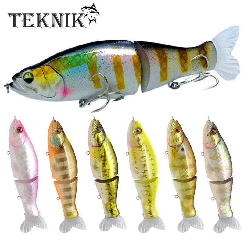 

TEKNIK Fishing Lures Multi Section Pencil Artificial Bait 135mm 28g Wobbler Crankbait Swimbait Trout Carp Fishing Tackle Lure