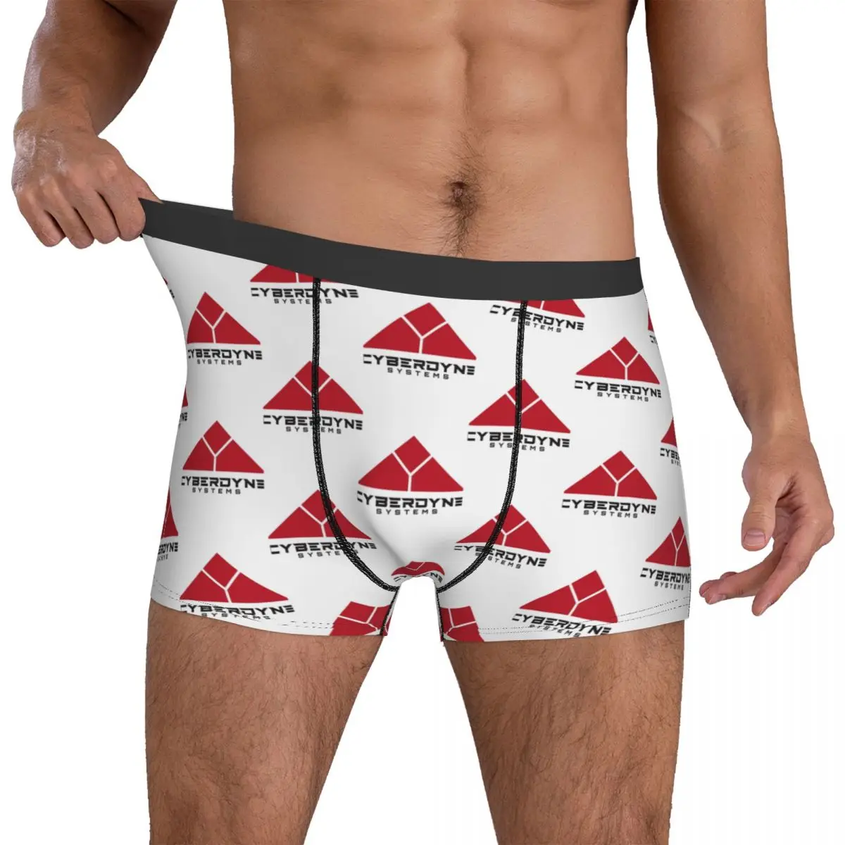 The Terminator T-800 Underwear cyberdyne systems skynet Man Underpants Printing Sexy Boxershorts High Quality Boxer Brief Gift