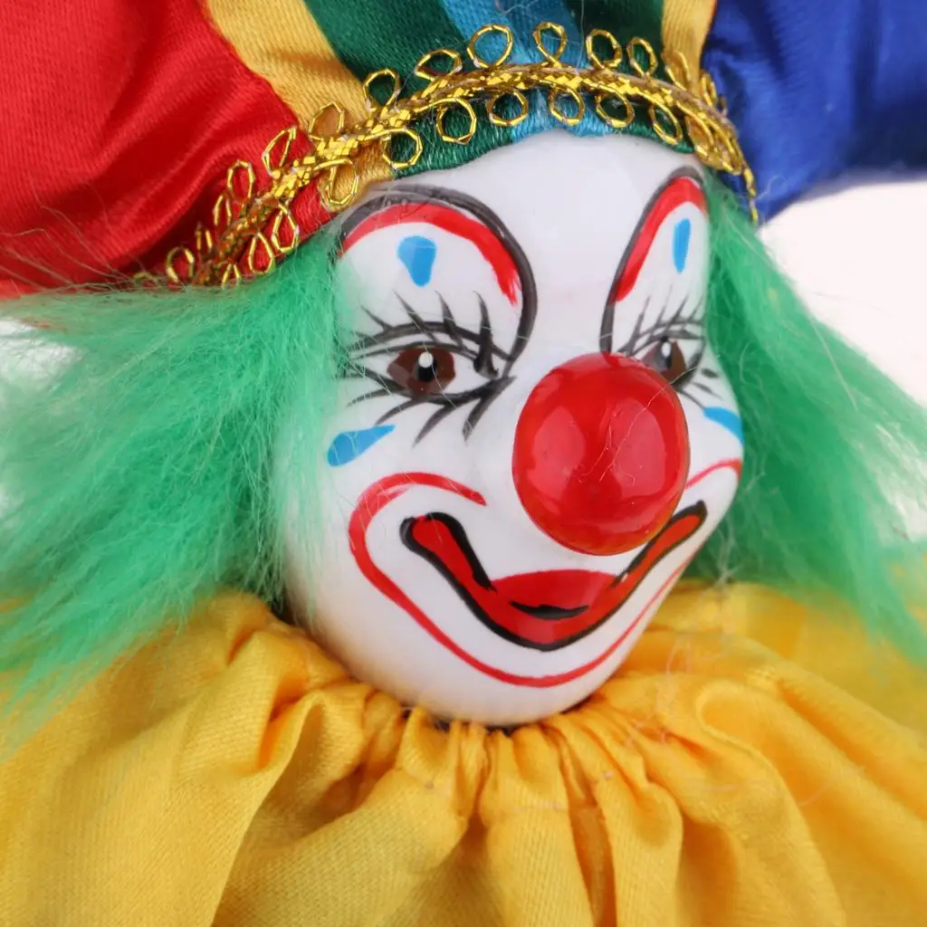 Фарфоровые куклы Арлекин Фигурки Забавные игрушки Декор дисплея