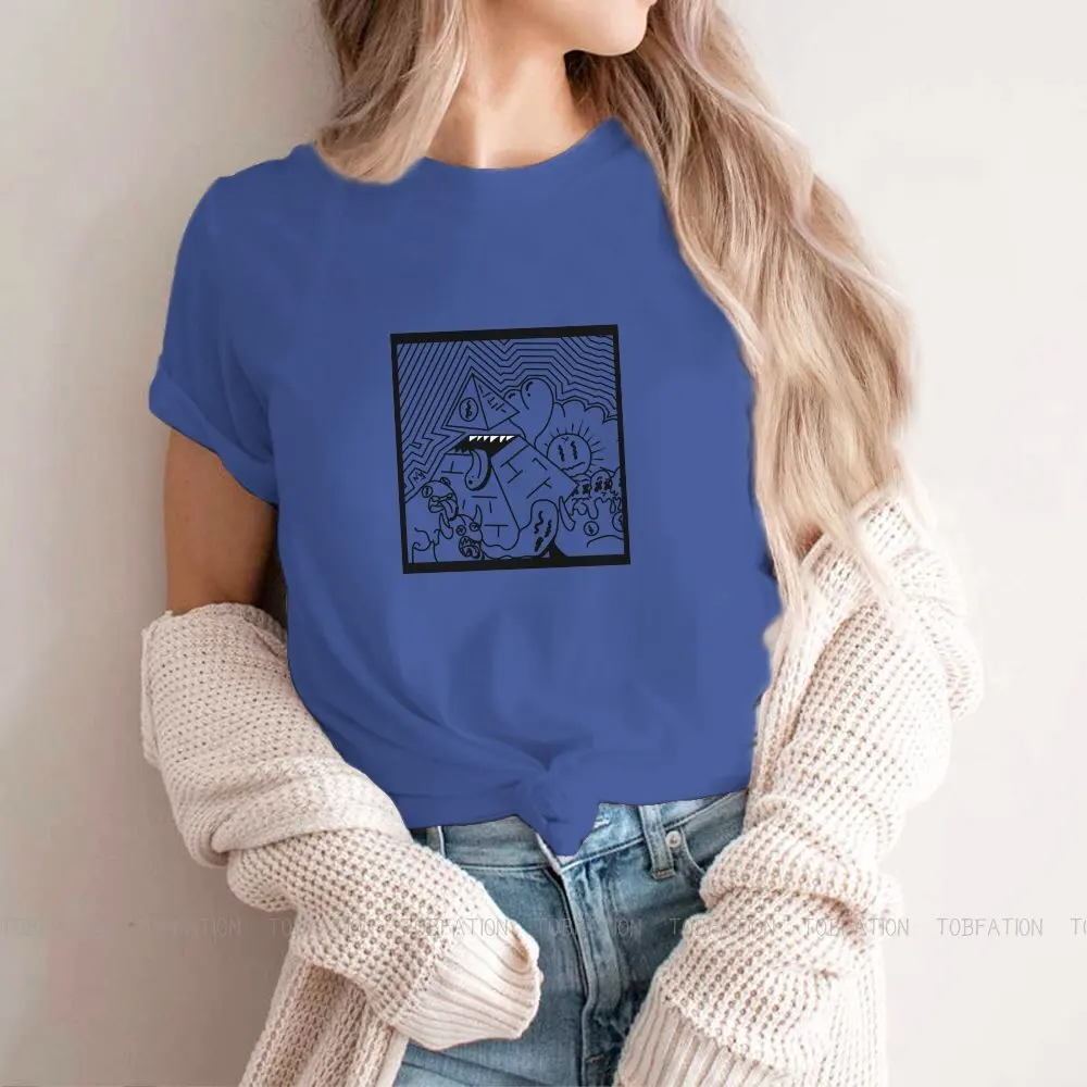 

Doodles Classic Graphic TShirt Dreadful Thriller Creative Streetwear 5XL Leisure T Shirt Women Short Sleeve Unique Gift Clothes