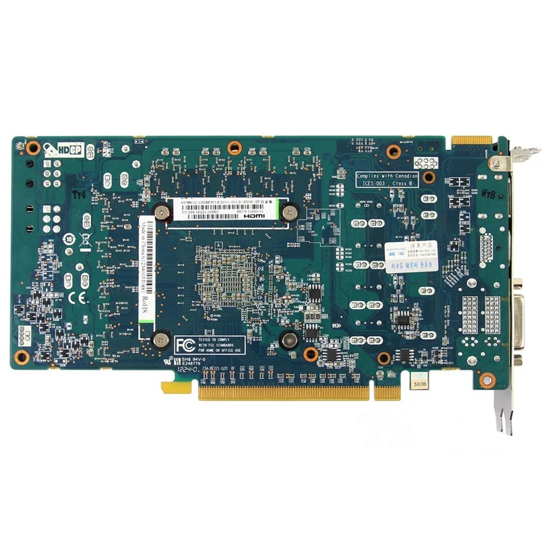Оригинальный чип видеокарты SAPPHIRE Radeon HD7850 2 ГБ/2048 МБ 256Bit GDDR5 HD6850 GTX AMD Настольный ПК