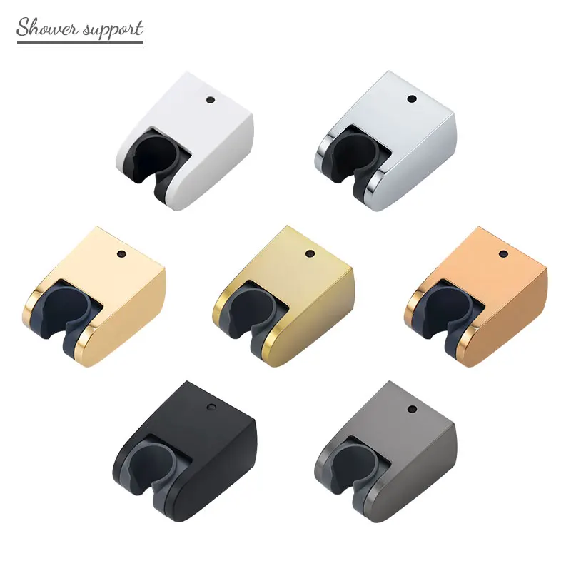 

ABS фиксированный Регулируемый ручной держатель для душа, кронштейн, настенные аксессуары для ванной, Белый/строительный держатель