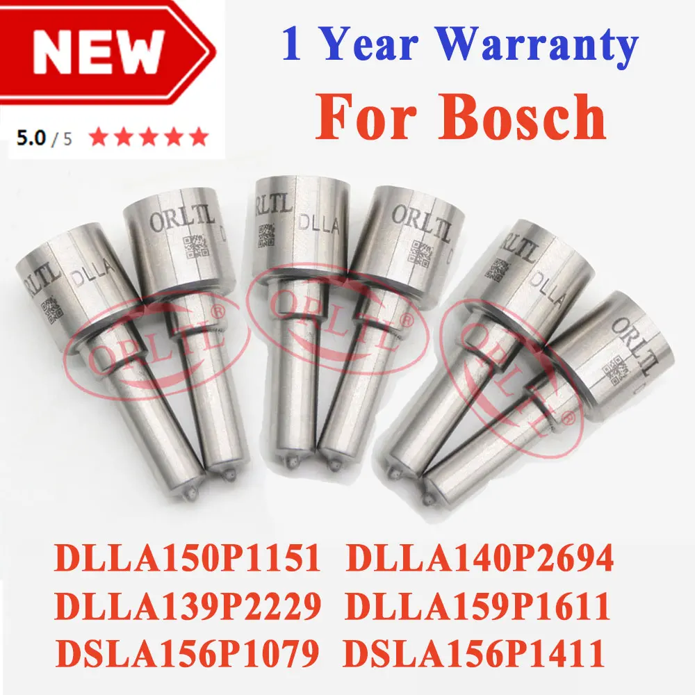 

DLLA150P1151 DLLA140P2694 DSLA156P1079 CR Injector Spare Part Nozzle Sprayer DLLA139P2229 DLLA159P1611 DSLA156P1411 for BOSCH