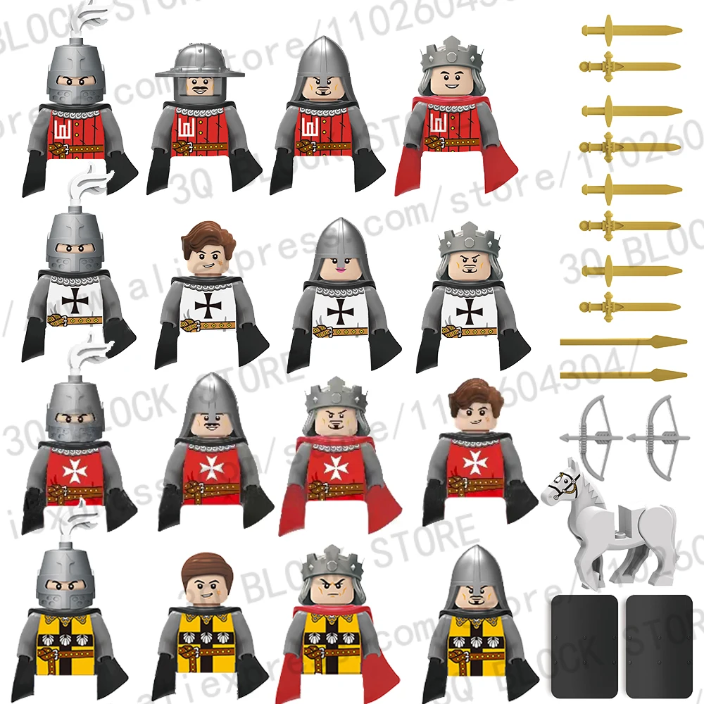 

Военные римские солдаты, фигурки, офицеры, строительные блоки, шлем, меч, кирпичи, игрушки для детей K076