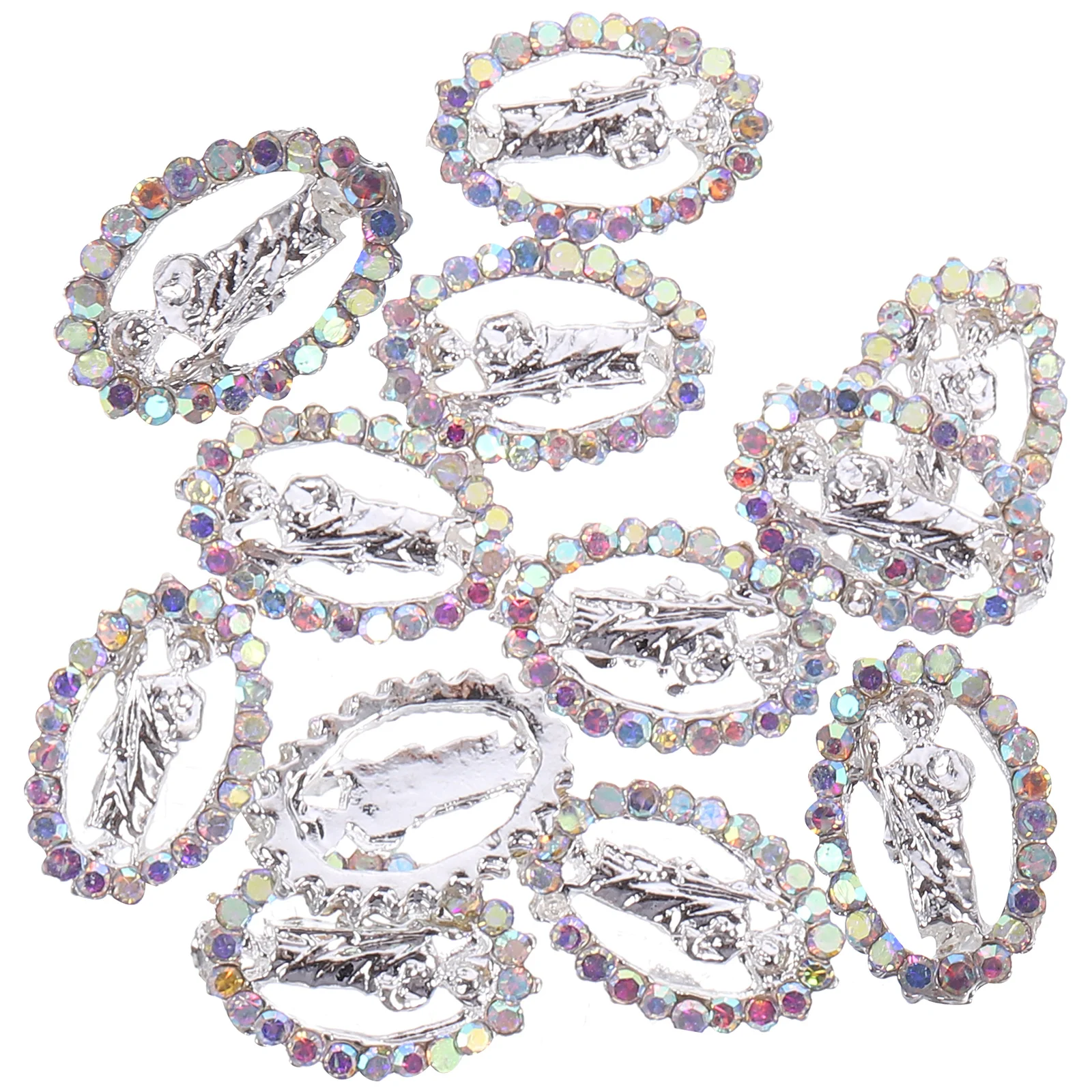 

Nail Charms Decors Jesus Metal Manicure Decorative Birthday Decoration Girl