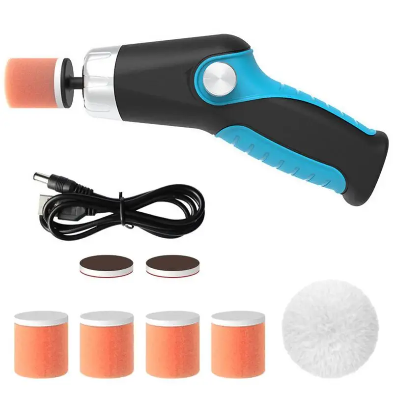 Buffer Polisher Rechargeable Car Home Scratch Repair Polisher Ergonomic Design Mini Portable Polisher Tool For Car Detailing