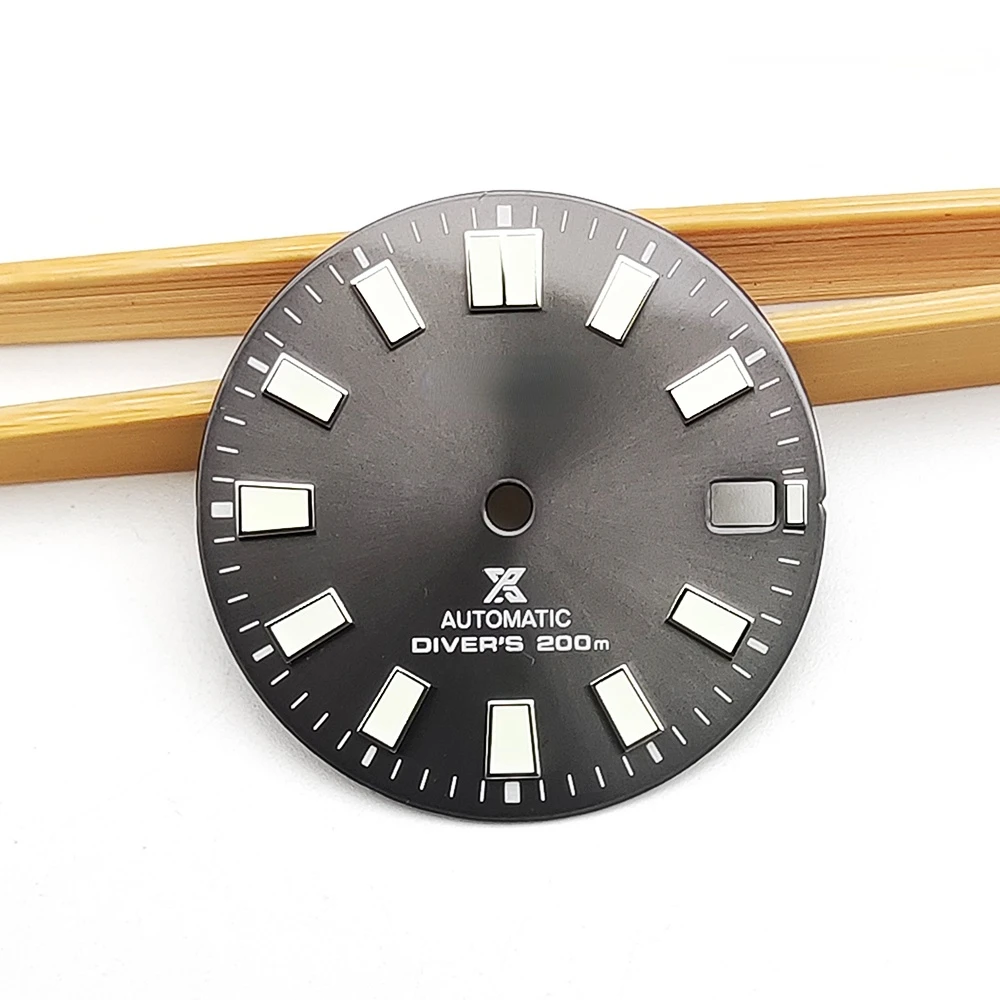 S 28.5mm Watch Dial Luminous Surface Dial Fit Japan NH35 NH36 4R 7S Automatic Movement Men Watch Accessories