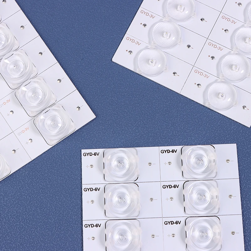 10 шт. светодиодные бусины 3 В 6 ЖК-телевизор SMD световые универсальные алюминиевые