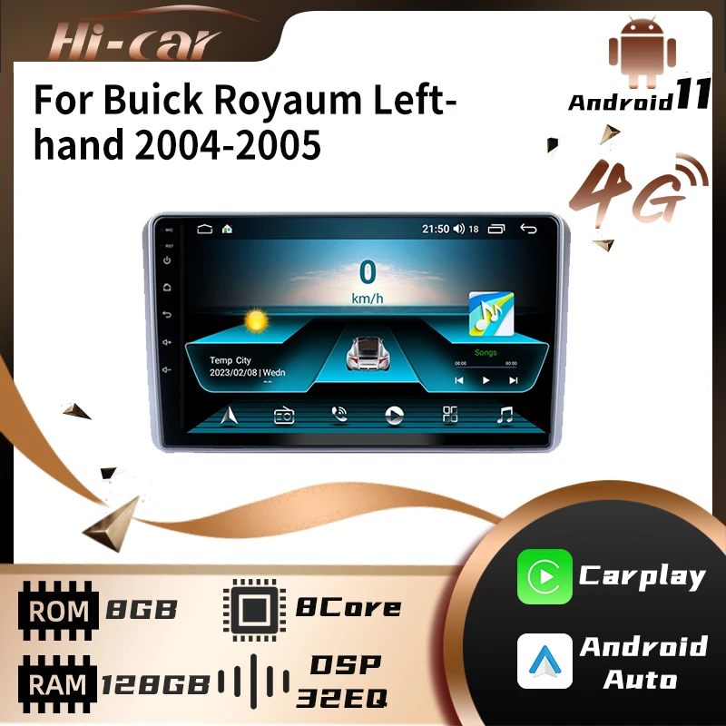 

2 Din Stereo Receiver for Buick Royaum Left-hand 2004-2005 Car Radio Android GPS Navigation Multimedia Player Head Unit Wifi