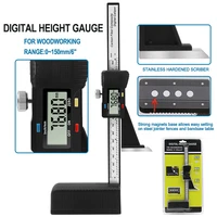 seh 0 150mm digital height gauge electronic digital height gauge vernier caliper ruler wood table marking ruler