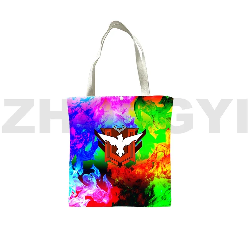 Легкая портативная сумка на плечо Free Fire Garena 3D Harajuku Game Tote Bag Повседневные сумки