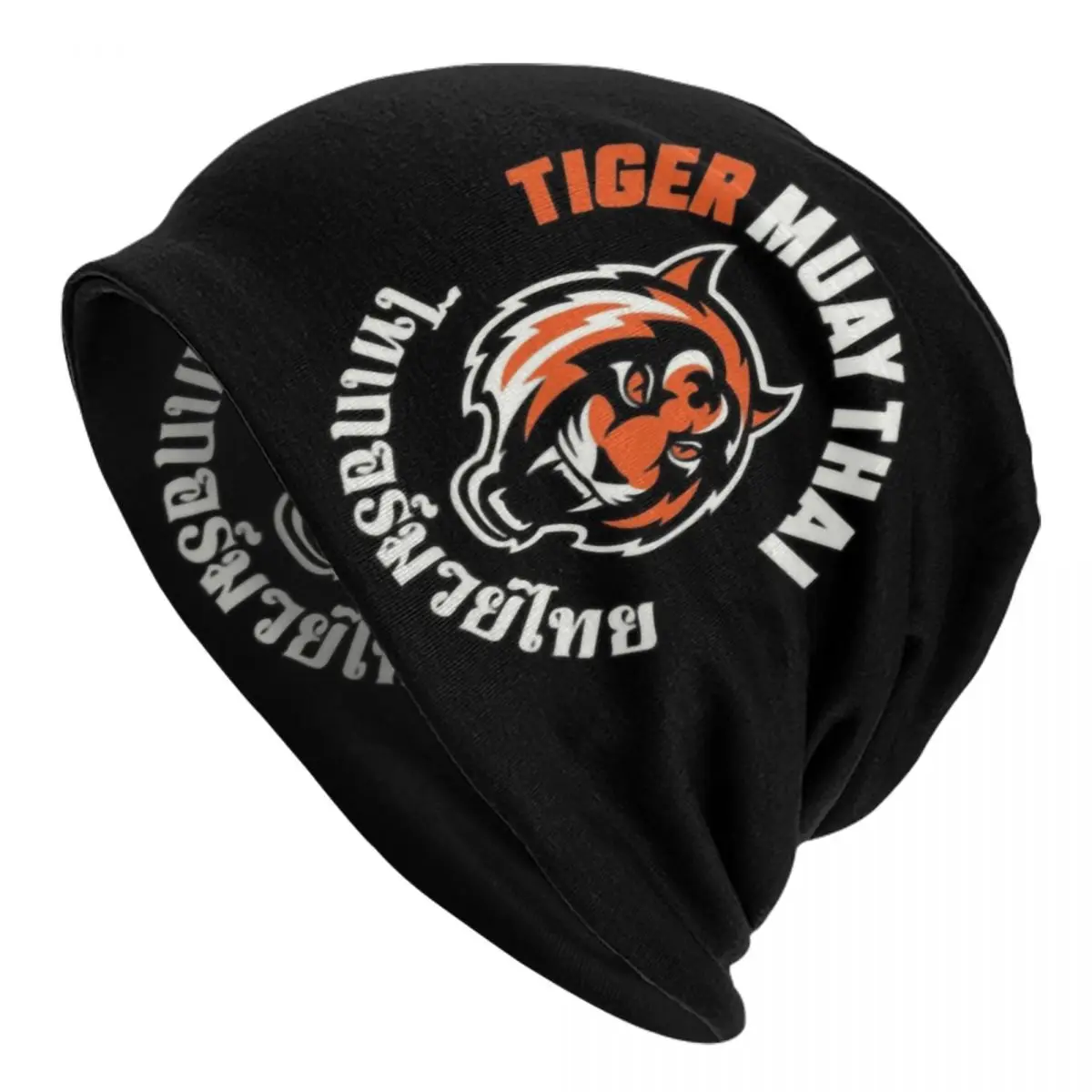 

Шапка Tiger Muay Thai, шапки, Модная вязаная шапка для женщин и мужчин, теплые зимние тайские боксерские шапочки, облегающие шапки