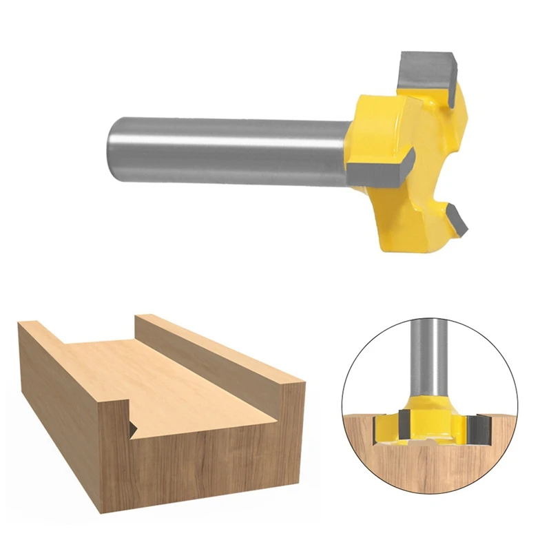 Фреза GTBL с тремя зубьями и хвостовиком 8 мм Т-образный концевой фрез прямыми