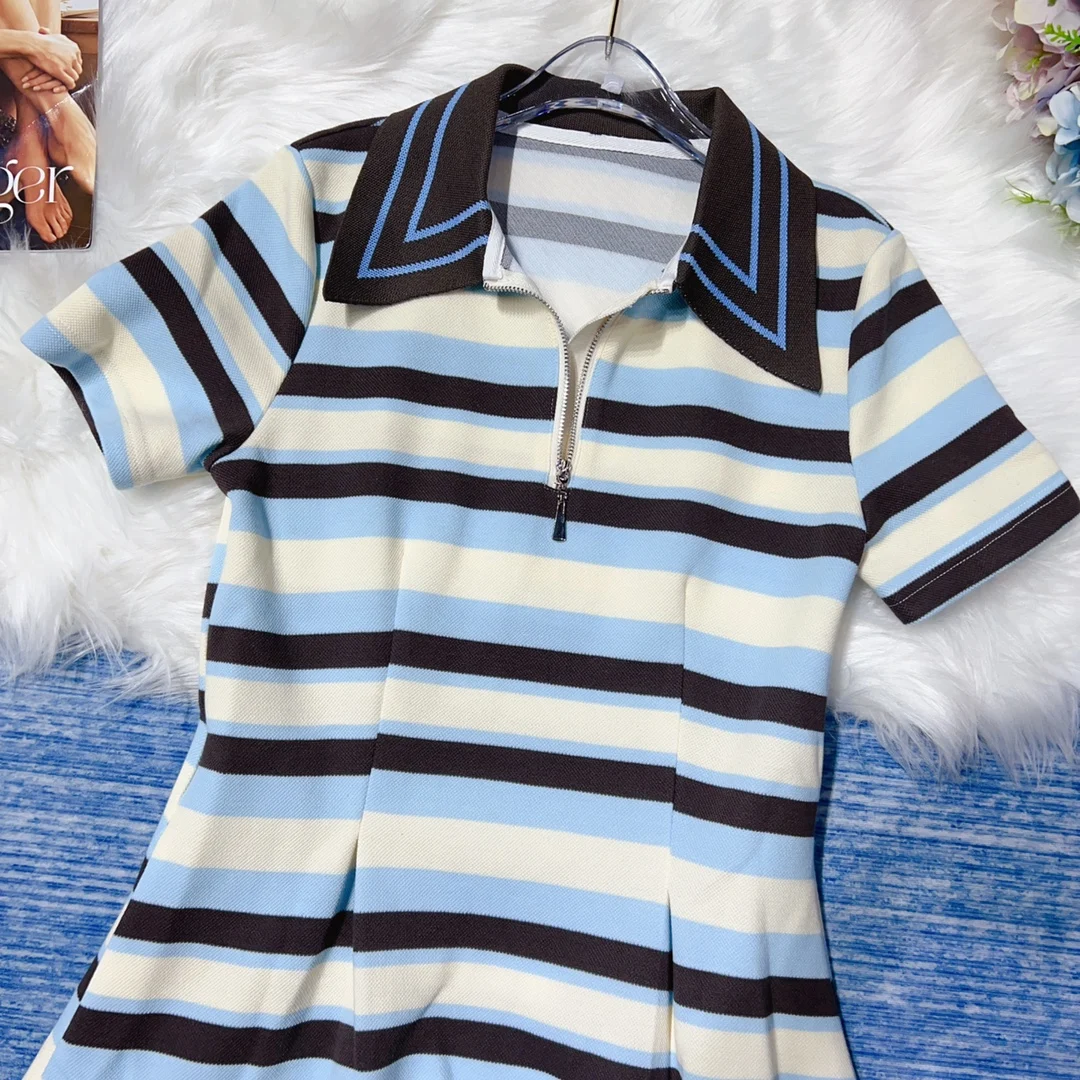 

2023 spring and summer women's clothing fashion new Textured Dress 0511