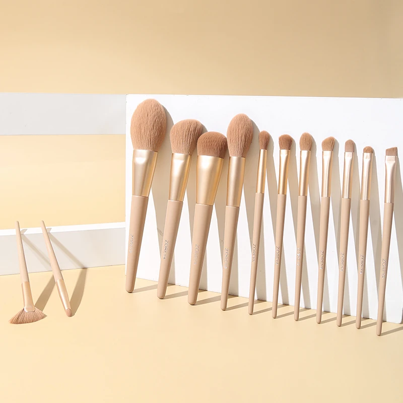 

Набор кистей для макияжа ZOREYA, высококачественные кисти для пудры, основы, румян, теней, набор кистей для макияжа, кисти для макияжа с натуральным ворсом