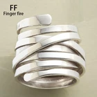 Большое женское кольцо из медного сплава, Спиральный Простой круг, подарок на свадьбу, годовщину, плявечерние вечеринку, оптовая продажа ювелирных изделий