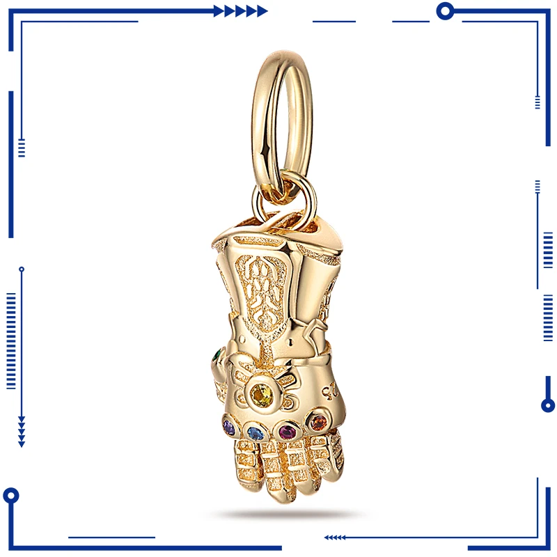 Marvel Мстители бесконечность рукавица очаровательная бусина подходит для Pandach