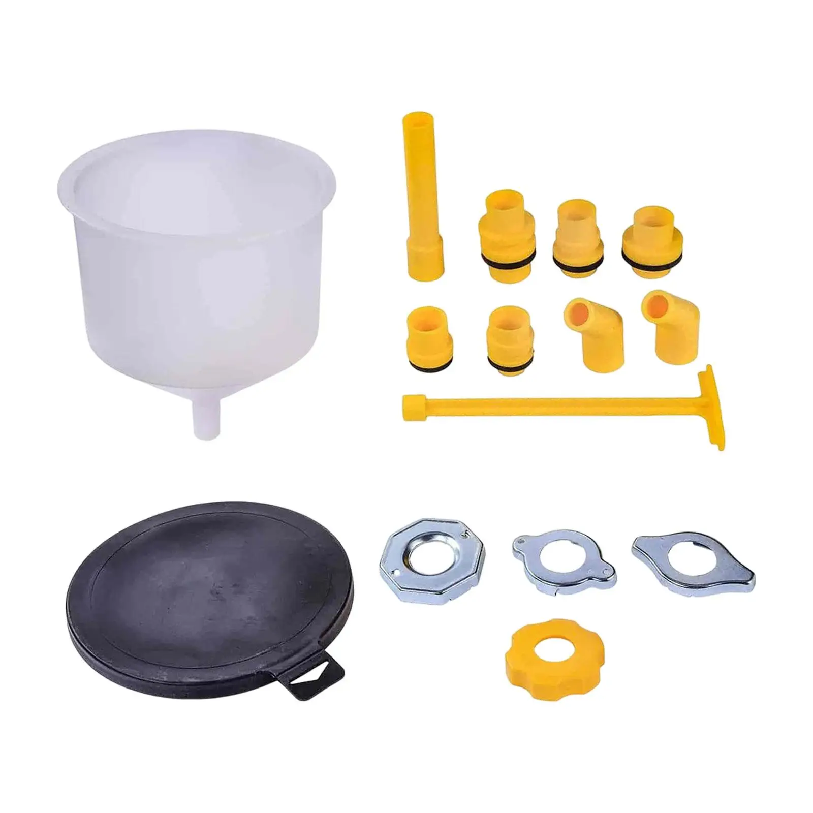 

Automotive No Spill Coolant Funnel Kit 15 Pieces Spill Free Easily Install