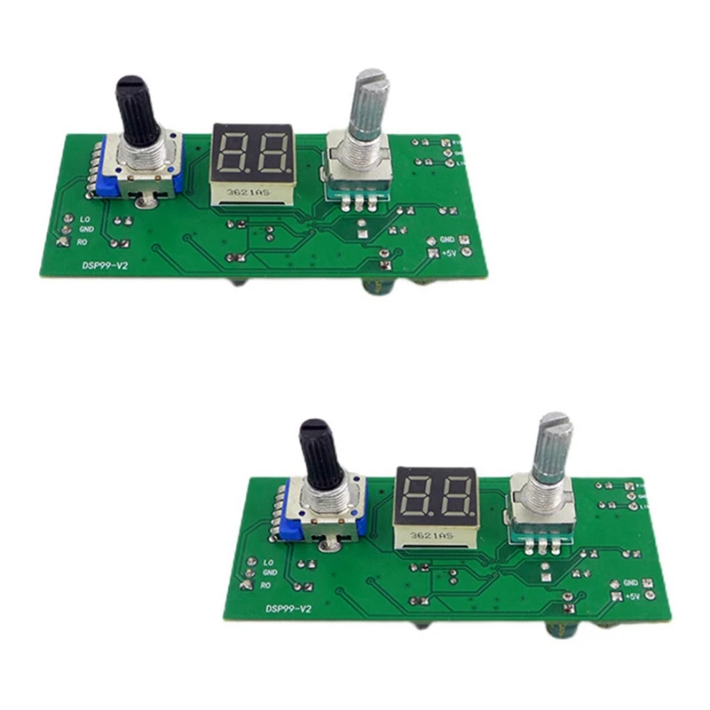 

2X DSP Digital Reverberation Karaoke Reverb Board KTV Mixer Effector Anti-Whistling Module Multi-Sound Effects