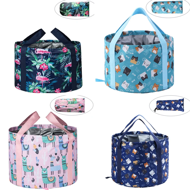 Складная раковина большая дорожная Ванна для стирки ведро путешествий ног