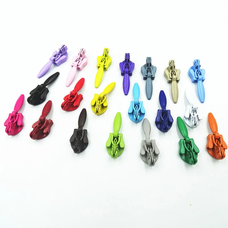 

20 Colors 50Pcs Automatic lock Slider 3# Invisible Nylon Coil DIY Sewing Tool